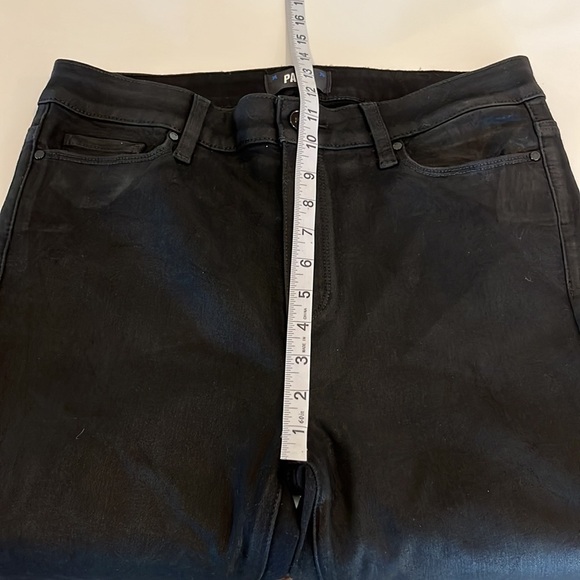 Paige Cindy Black Fog Luxe Coating Size 31 - Picture 5 of 16